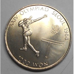 SOUTH KOREA 1000 Won 1988...