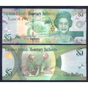 CAYMAN ISLANDS 5 Dollars 2014