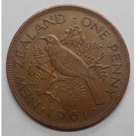NEW ZEALAND 1 Penny 1961