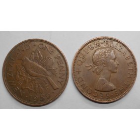 NEW ZEALAND 1 Penny 1959