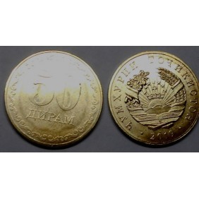 TAJIKISTAN 50 Dirams 2019