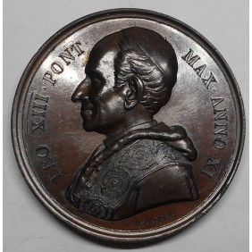 MEDAGLIA LEONE XIII ANNO XI BR