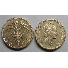 GREAT BRITAIN 1 Pound 1990