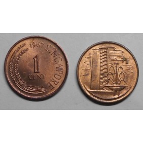 SINGAPORE 1 Cent 1967