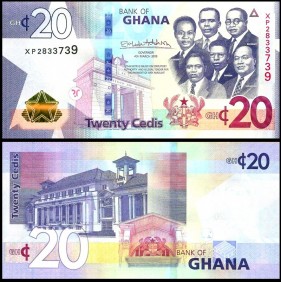 GHANA 20 Cedis 2019