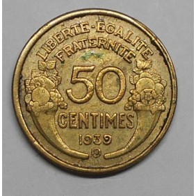 FRANCE 50 Centimes 1939 B