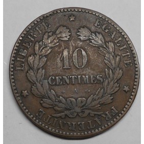 FRANCE 10 Centimes 1872A
