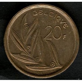 BELGIUM 20 Francs 1981...