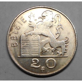 BELGIUM 20 Francs 1954 AG...