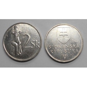 SLOVAKIA 2 Koruna 1993