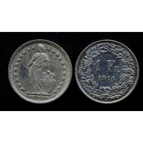 SWITZERLAND 1 Franc 1914 AG