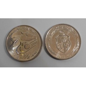 TUNISIA 1/2 Dinar 2013