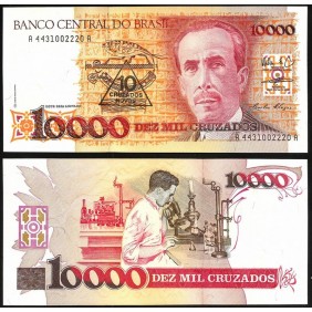 BRAZIL 10 Cruzados Novos on...