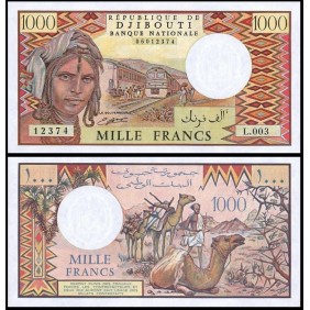 DJIBOUTI 1000 Francs 1991