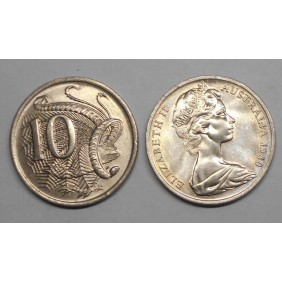 AUSTRALIA 10 Cents 1980