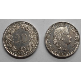 SWITZERLAND 20 Rappen 1996