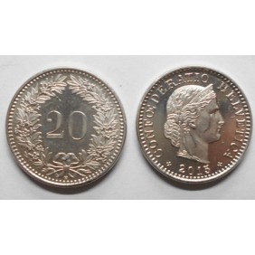 SWITZERLAND 20 Rappen 2015