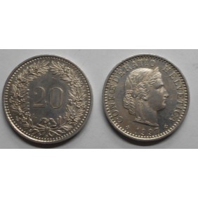 SWITZERLAND 20 Rappen 1997