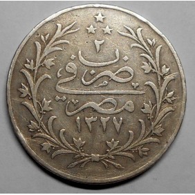 EGYPT 10 Qirsh AH 1327/2...