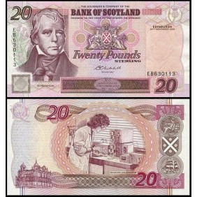 SCOTLAND 20 Pounds 2003...
