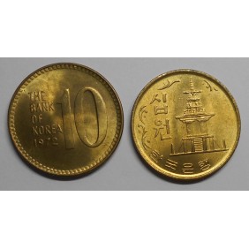 SOUTH KOREA 10 Won 1972