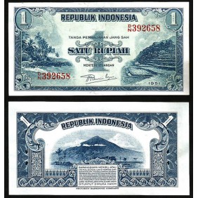 INDONESIA 1 Rupiah 1951