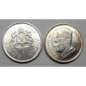 MOROCCO 1 Dirham 1960 AG...