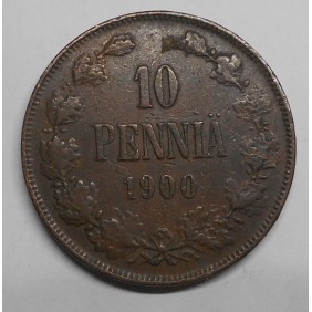 FINLAND 10 Pennia 1900