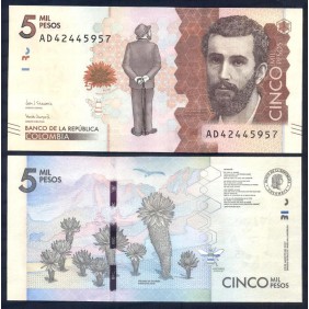 COLOMBIA 5000 Pesos 2017