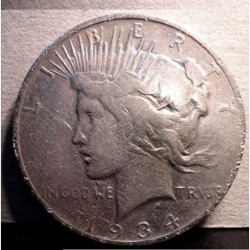 USA 1 Dollar 1934 D Peace
