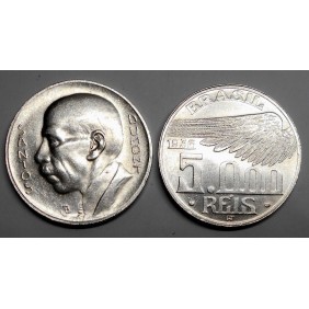 BRAZIL 5000 Reis 1936 AG...