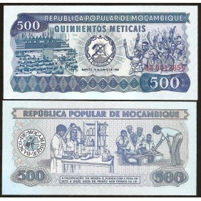 MOZAMBIQUE 500 Meticais 1980