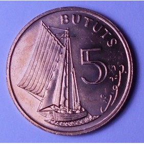 GAMBIA 5 Bututs 1971