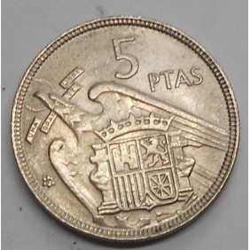 SPAIN 5 Pesetas 1957 (65)