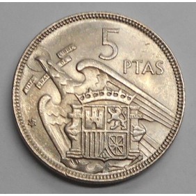 SPAIN 5 Pesetas 1957 (61)