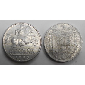 SPAIN 10 Centimos 1953