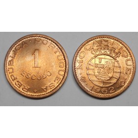 MOZAMBIQUE 1 Escudo 1962