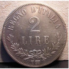 2 LIRE 1863 T Valore