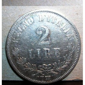 2 Lire 1863 T Valore AG