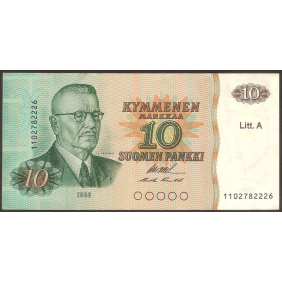 FINLAND 10 Markkaa 1980