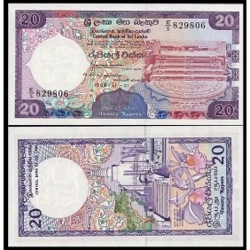 SRI LANKA 20 Rupees 1988