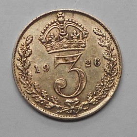 GREAT BRITAIN 3 Pence 1926...