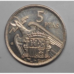 SPAIN 5 Pesetas 1957 (72)