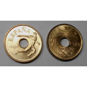 SPAIN 25 Pesetas 1990...