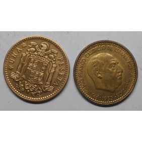 SPAIN 1 Peseta 1953 (61)