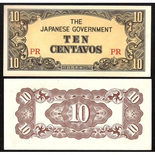 PHILIPPINES 10 Centavos 1942