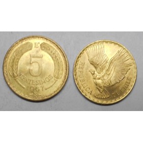 CHILE 5 Centesimos 1967