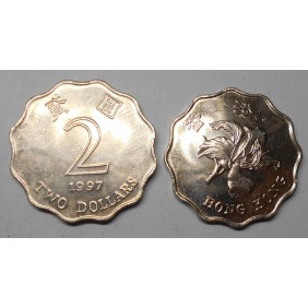 HONG KONG 2 Dollars 1997