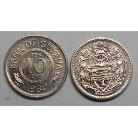 GUYANA 10 Cents 1989