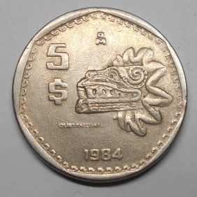 MEXICO 5 Pesos 1984